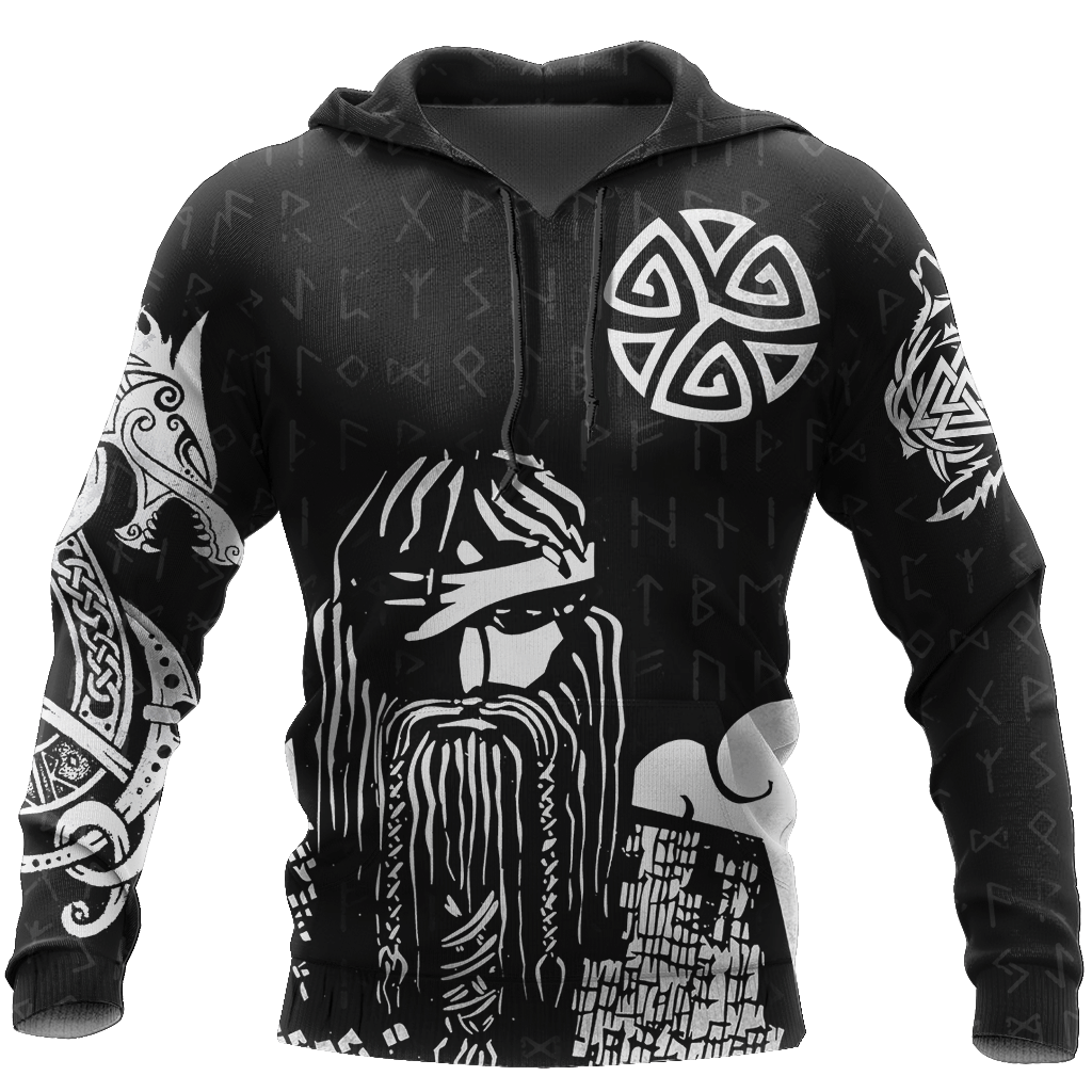 Viking Sherpa Hoodie Warrior Sherpa Hoodie