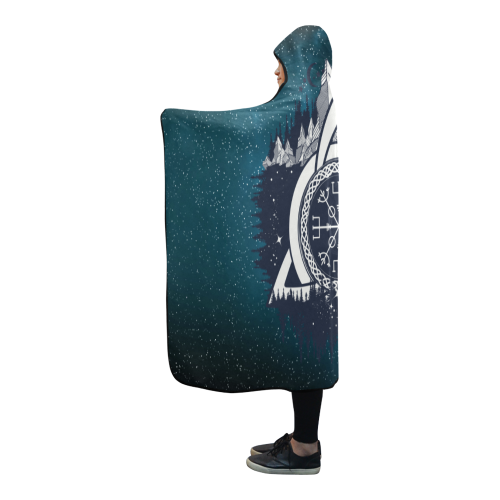 Viking Hooded Blanket Helm Of Awe Of 