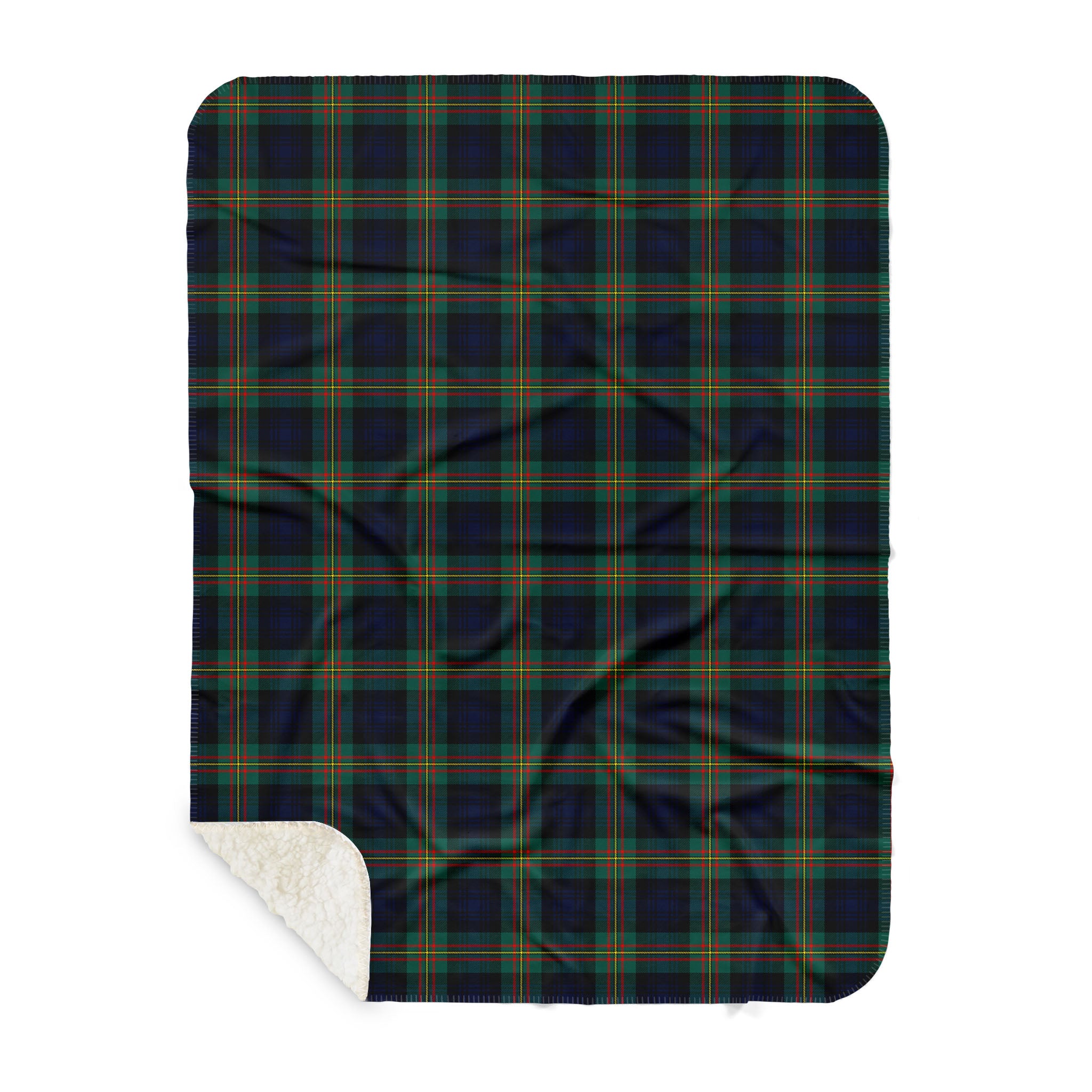 Grant Hunting Clan Sherpa Blanket, Scottish Tartan Grant Hunting Clan Sherpa Hoodie Plaid Style