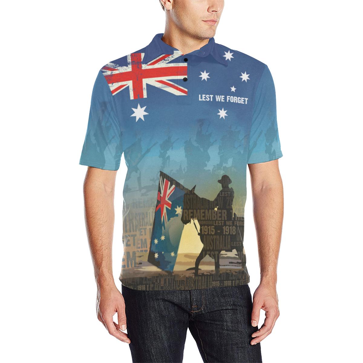Anzac Polo - Anzac Lest We Forget Ver06 Polo Shirt