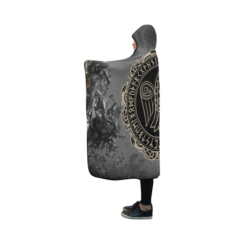 Viking Hooded Blanket Raven Of 