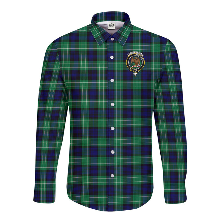 Abercrombie ModernTartan Crest Long Sleeve Button Shirt