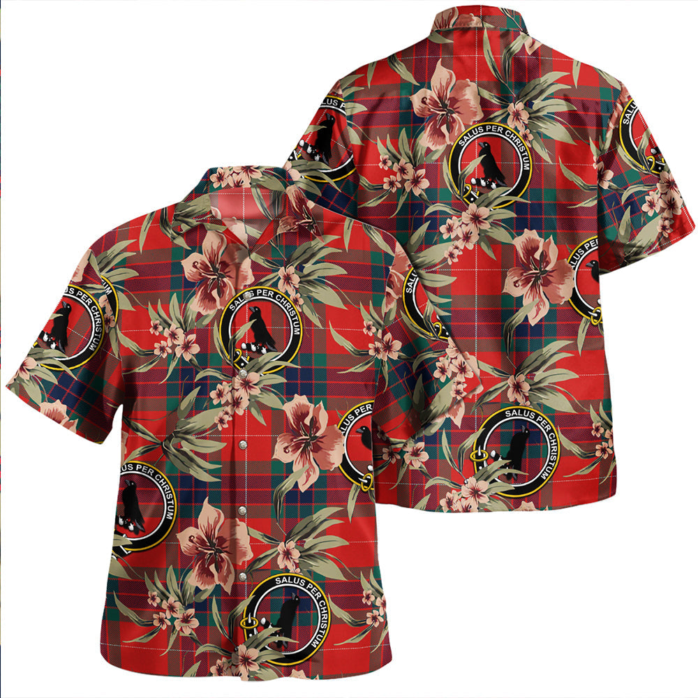 Scottish Tartan Abernethy Modern Clan Hawaiian Shirt Tropical Old Style