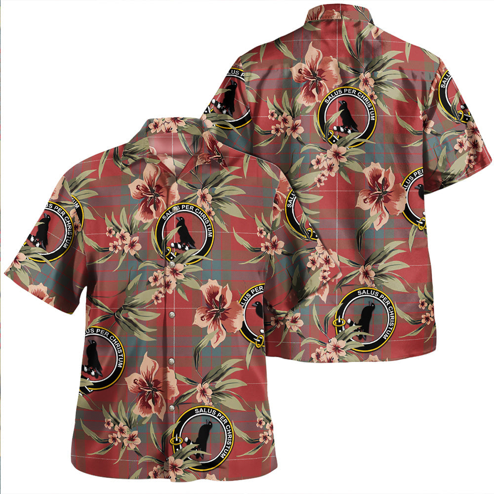 Scottish Tartan Abernethy Weathered Clan Hawaiian Shirt Tropical Old Style