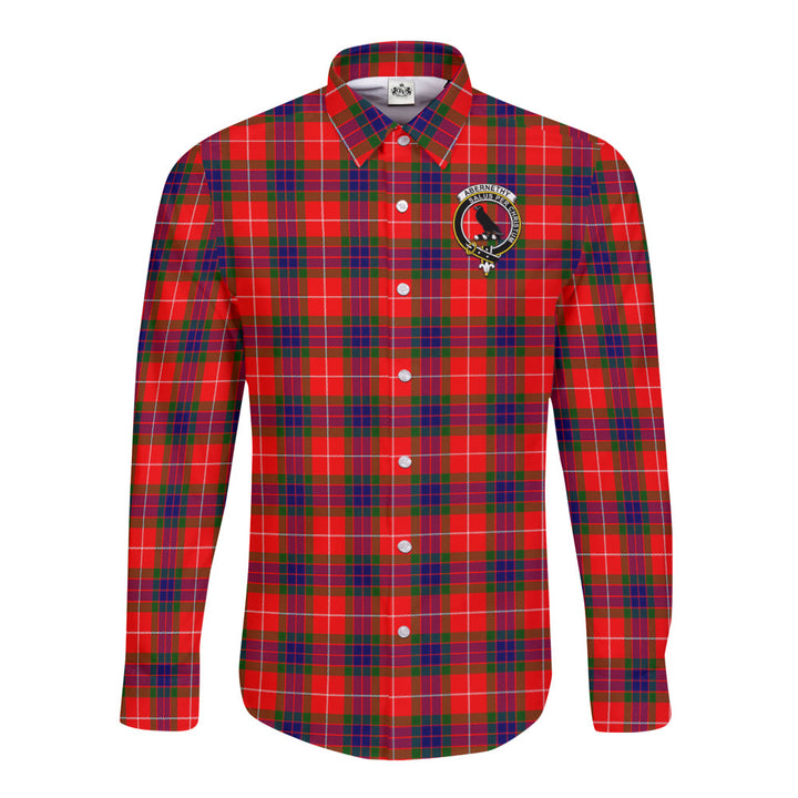 AbernethyTartan Crest Long Sleeve Button Shirt