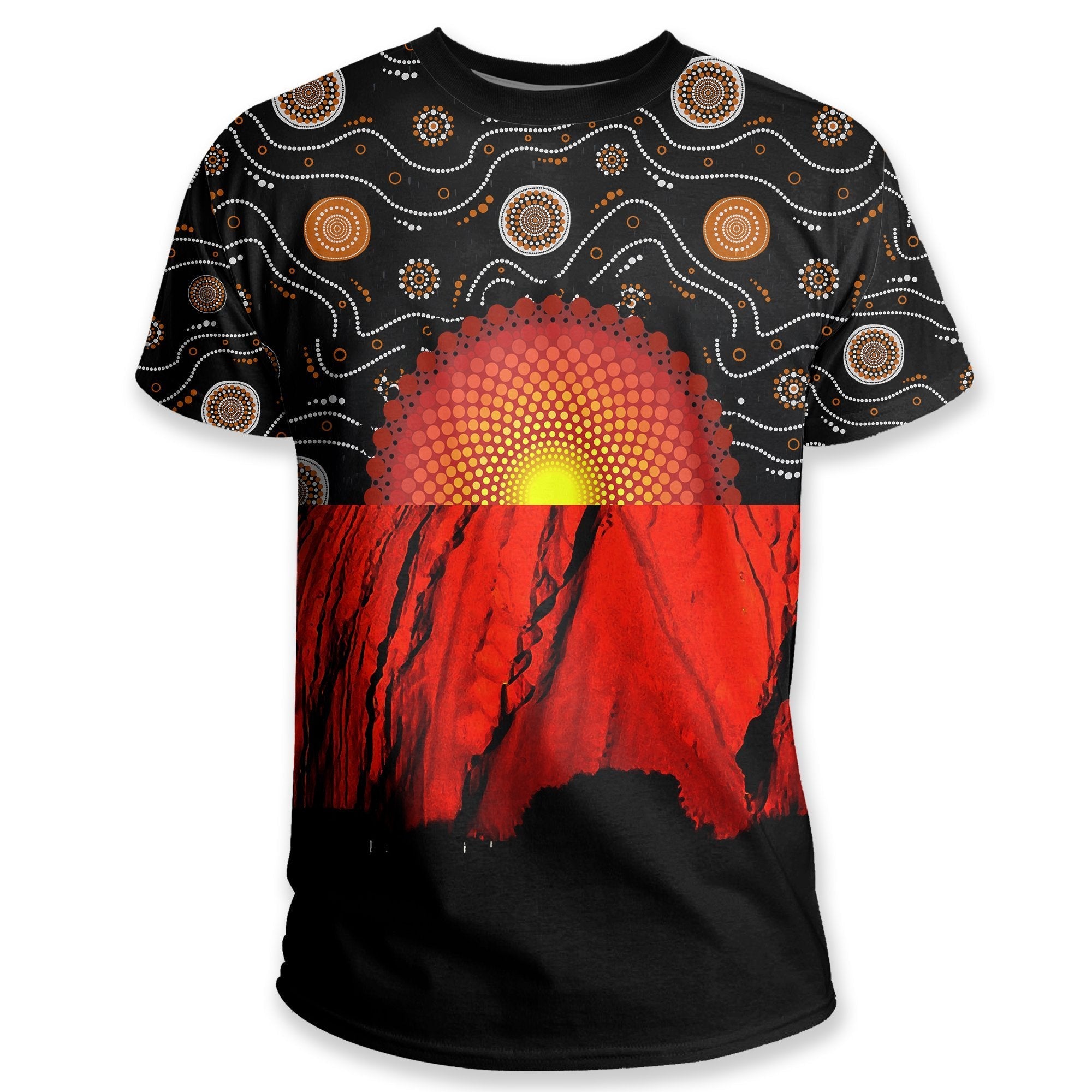 Australia Aboriginal Flag TShirt