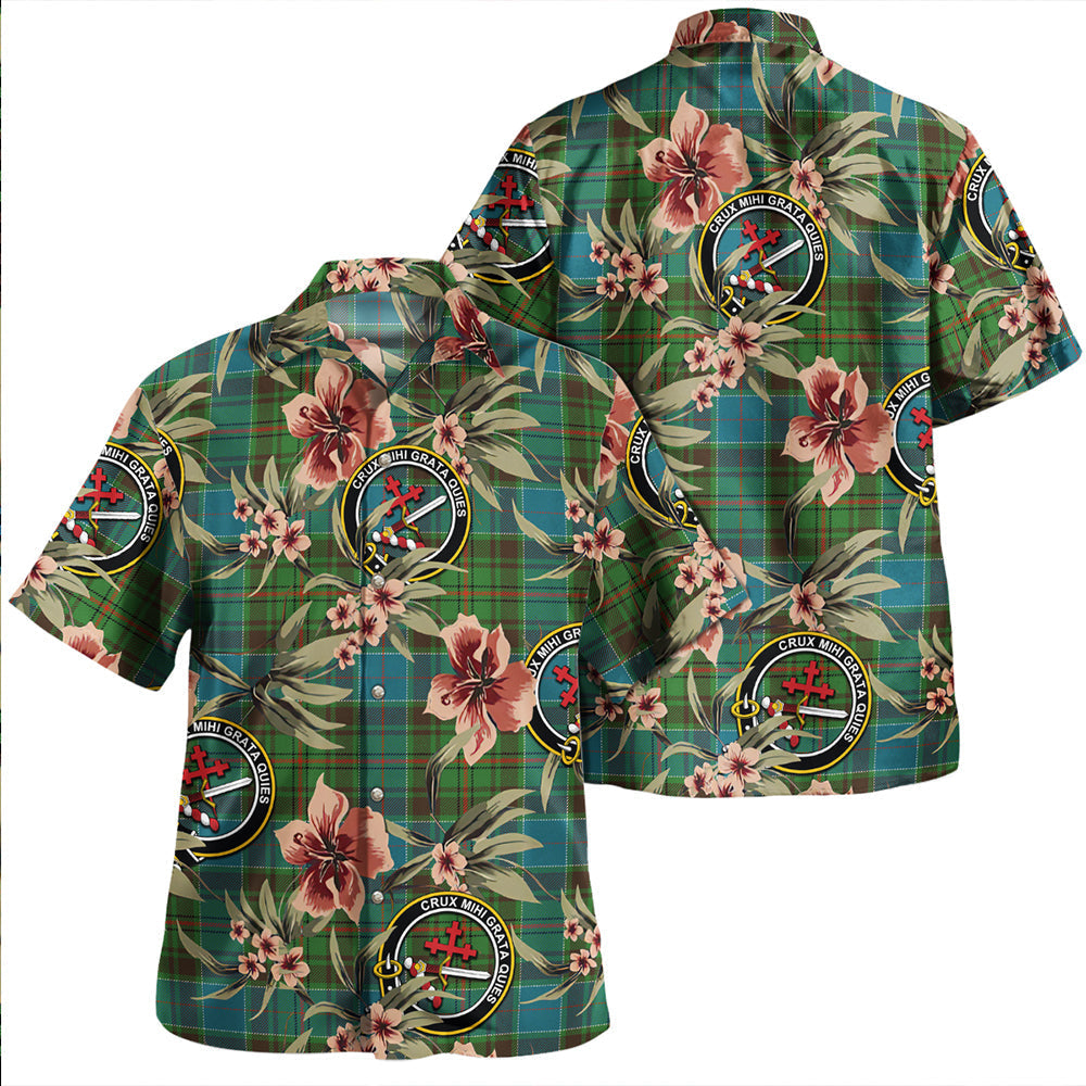 Scottish Tartan Adam Ancient Clan Hawaiian Shirt Tropical Old Style