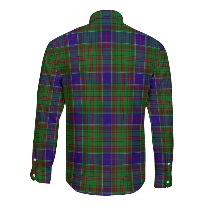 AdamTartan Crest Long Sleeve Button Shirt