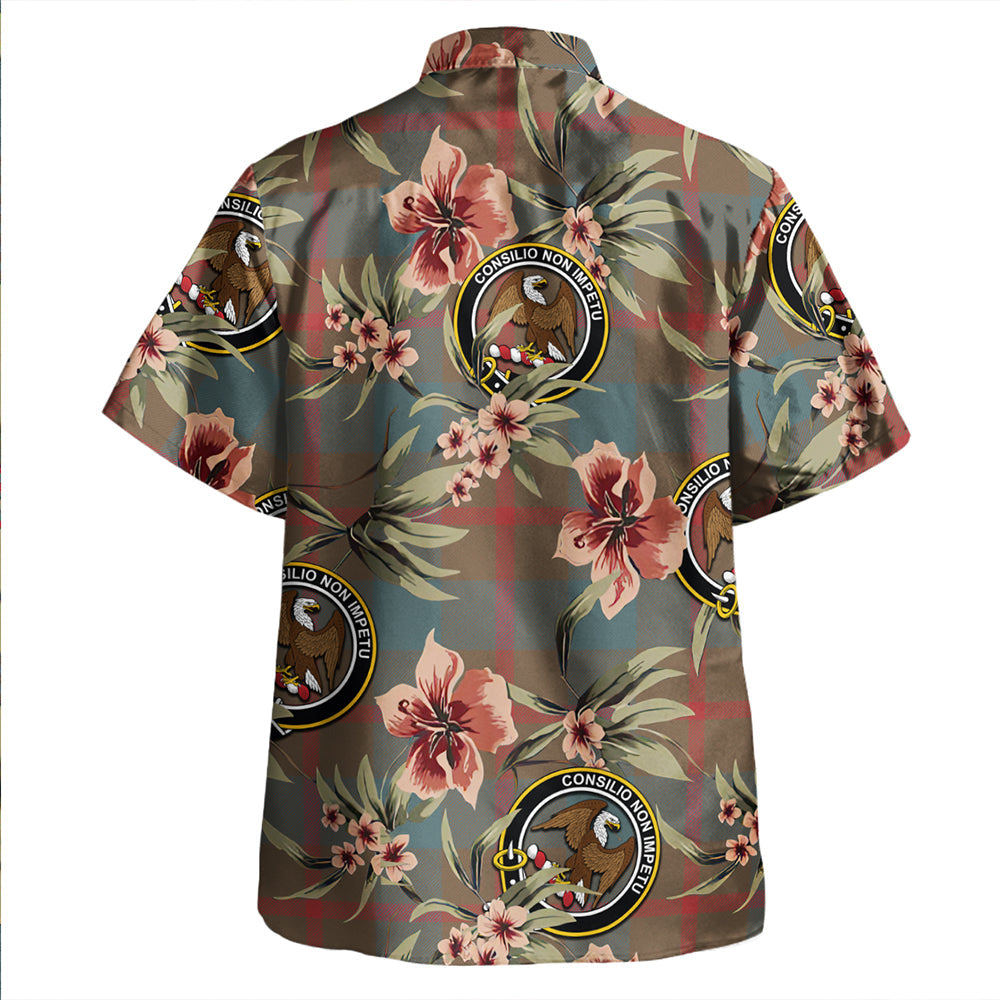 Scottish Tartan Agnew (MacAgnew) Weathered Clan Hawaiian Shirt Tropical Old Style