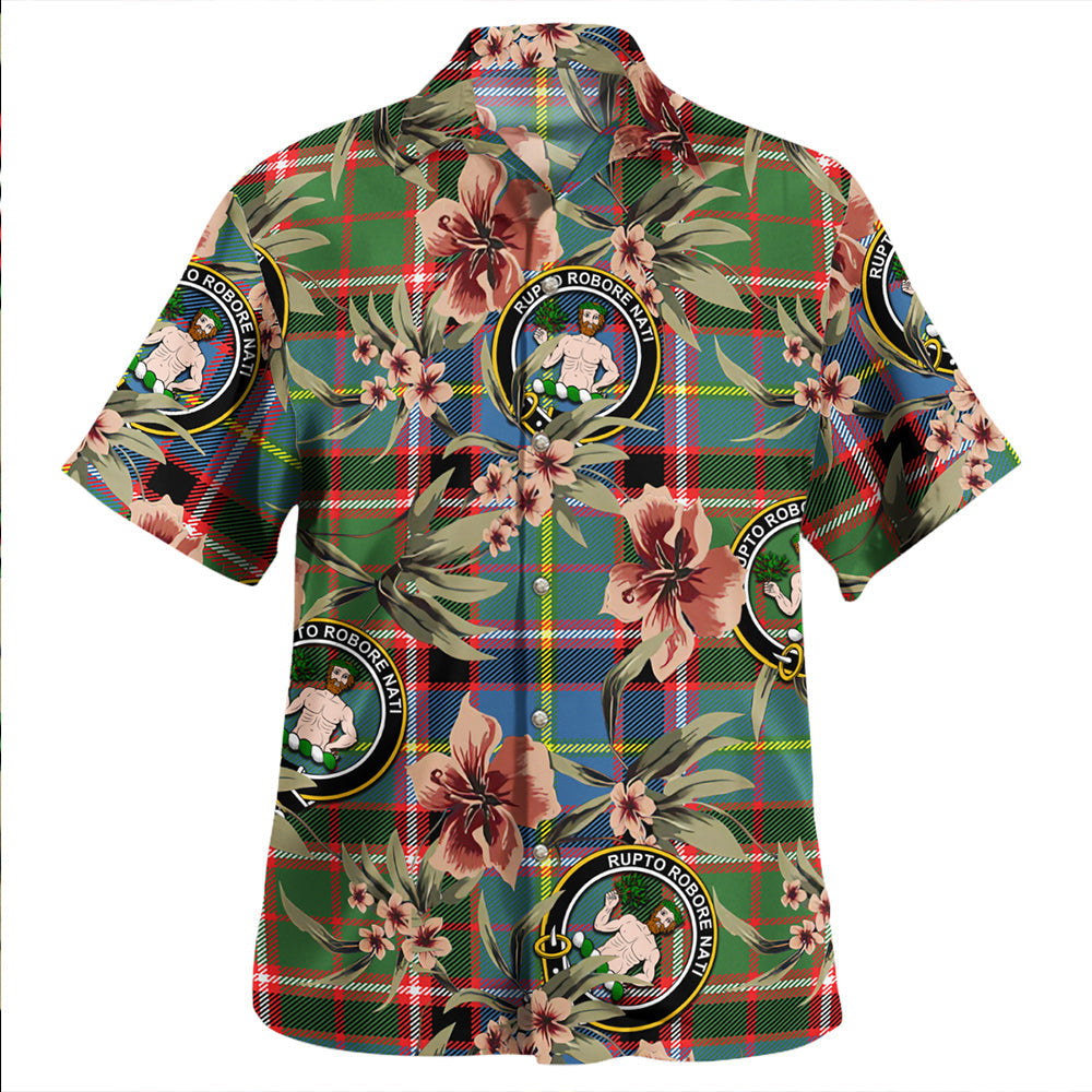 Scottish Tartan Aikenhead Clan Hawaiian Shirt Tropical Old Style