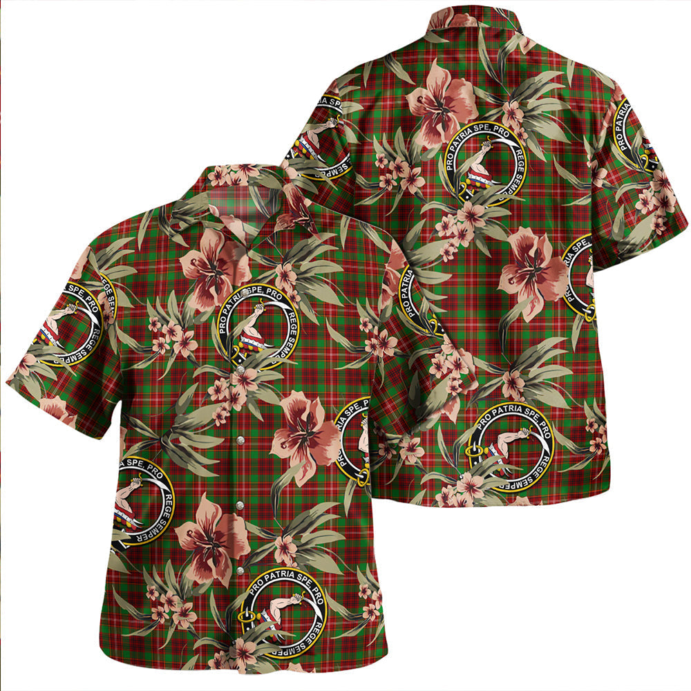 Scottish Tartan Ainslie Ancient Clan Hawaiian Shirt Tropical Old Style
