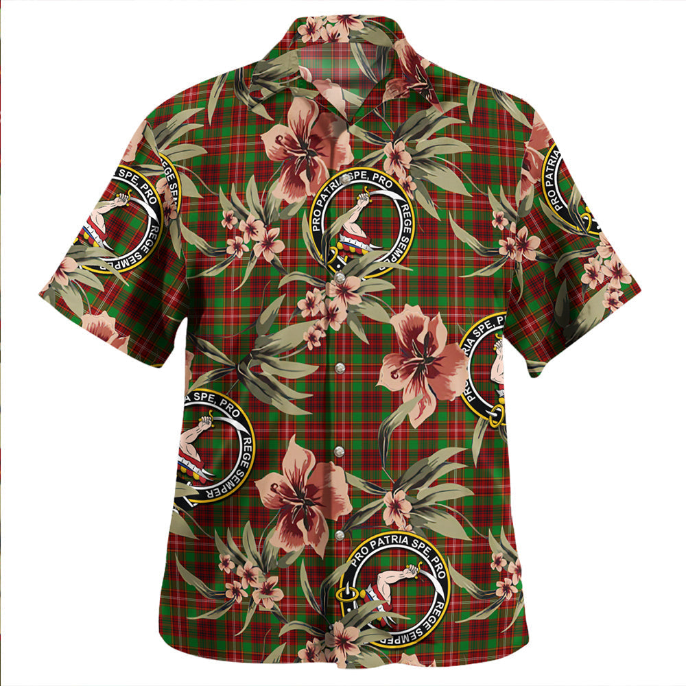 Scottish Tartan Ainslie Ancient Clan Hawaiian Shirt Tropical Old Style