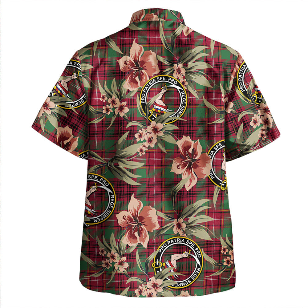 Scottish Tartan Ainslie Weathered Clan Hawaiian Shirt Tropical Old Style