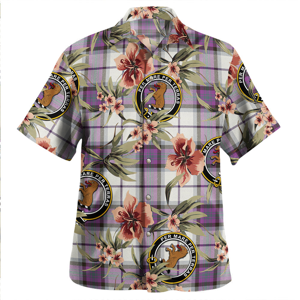 Scottish Tartan Alexander of Menstry Dress Weathered Clan Hawaiian Shirt Tropical Old Style