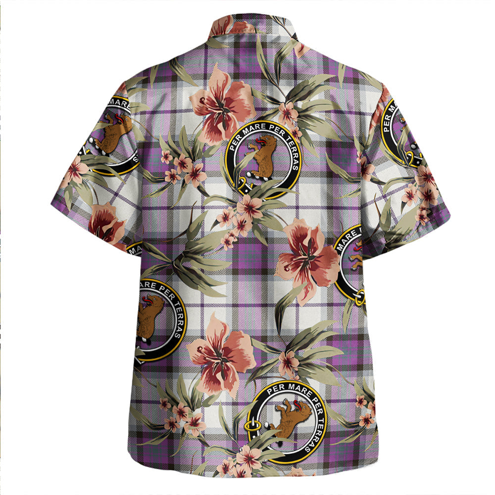 Scottish Tartan Alexander of Menstry Dress Weathered Clan Hawaiian Shirt Tropical Old Style