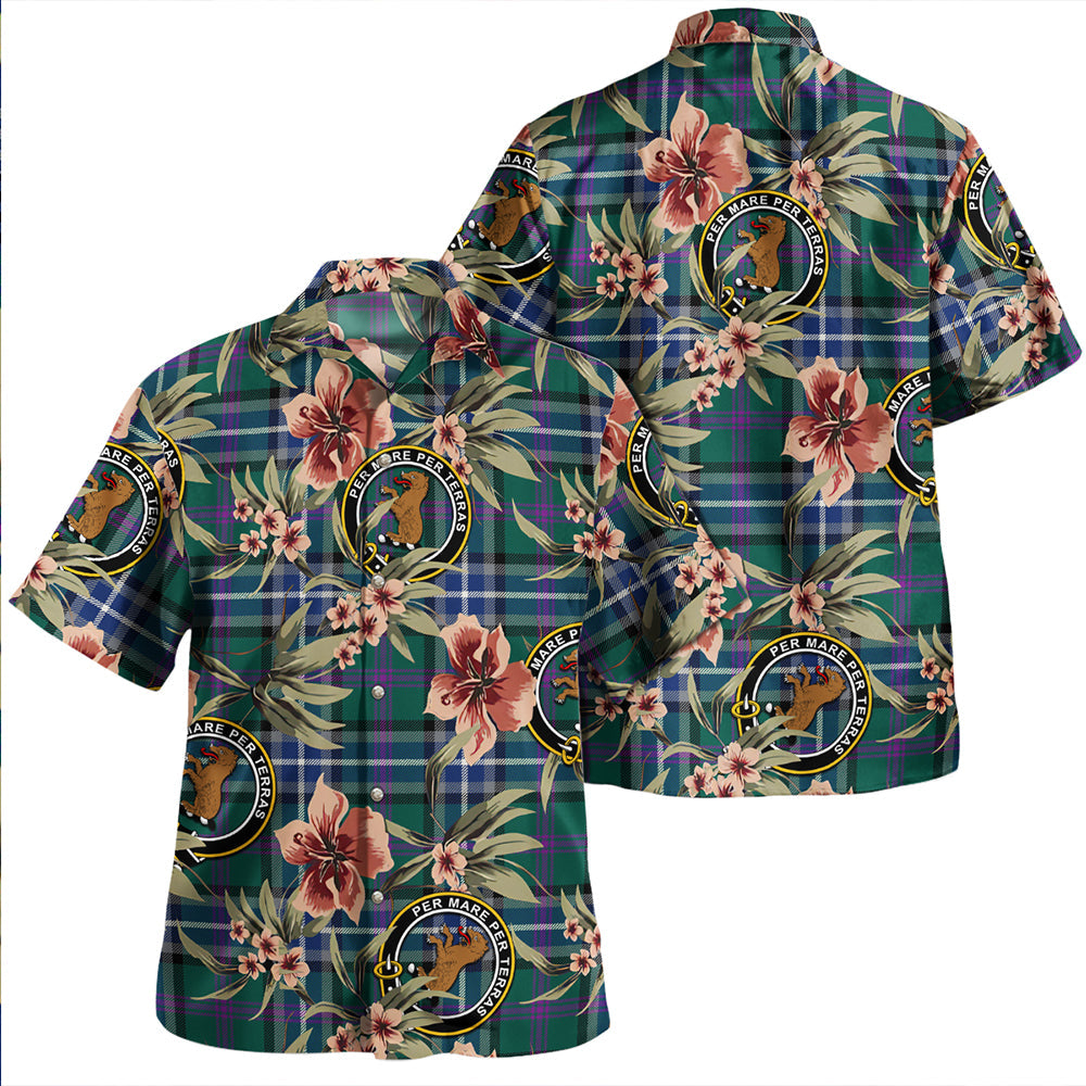 Scottish Tartan Alexander of Menstry Hunting Modern Clan Hawaiian Shirt Tropical Old Style