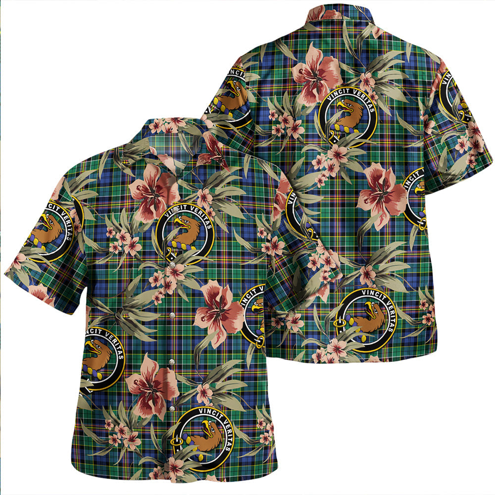 Scottish Tartan Allison Clan Hawaiian Shirt Tropical Old Style