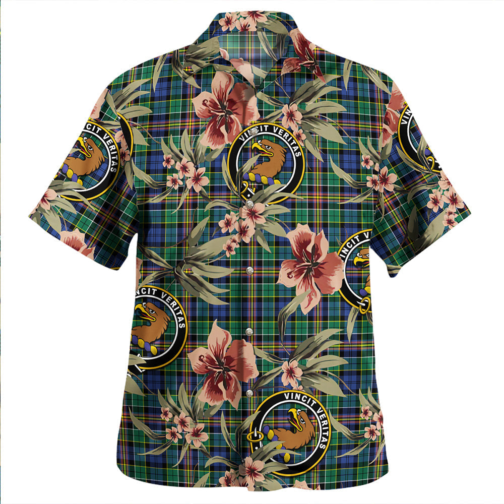 Scottish Tartan Allison Clan Hawaiian Shirt Tropical Old Style
