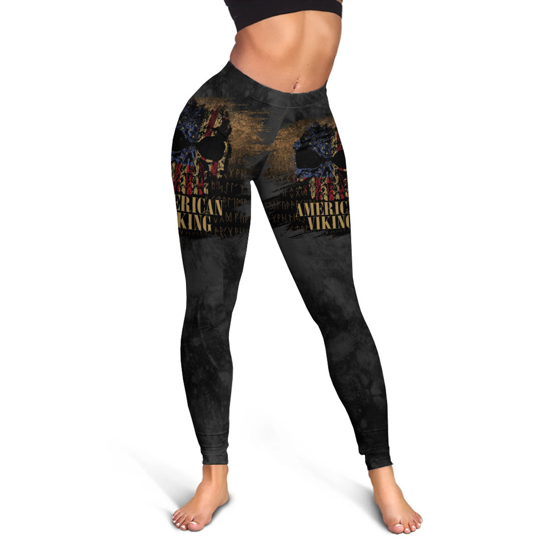 Viking Legging American Flag Viking Warrior Norse