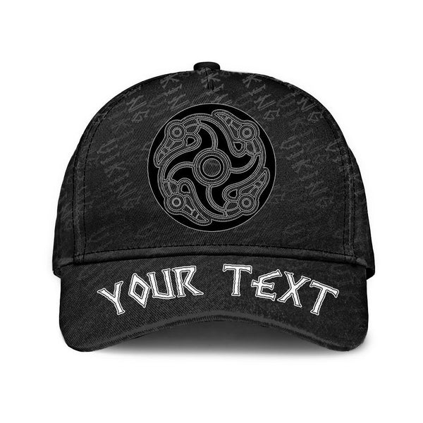 Custom Viking Classic Cap Ancient Celtic Mythological Symbol Of Bird