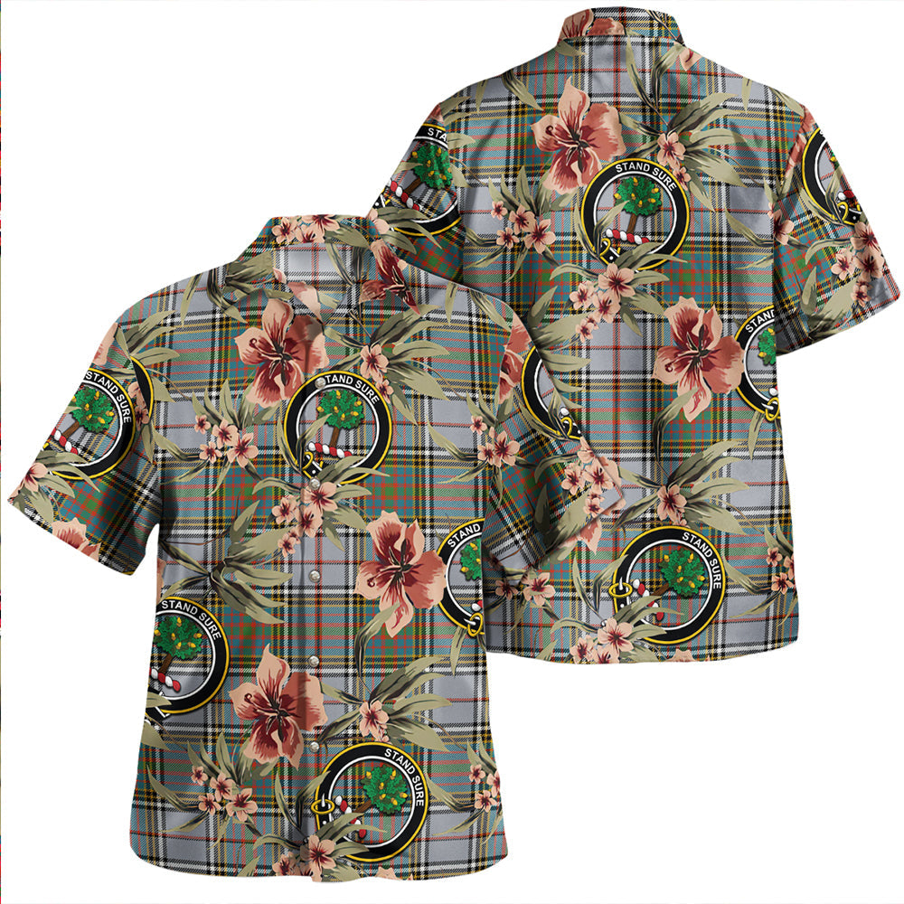 Scottish Tartan Anderson Ross Ancient Clan Hawaiian Shirt Tropical Old Style