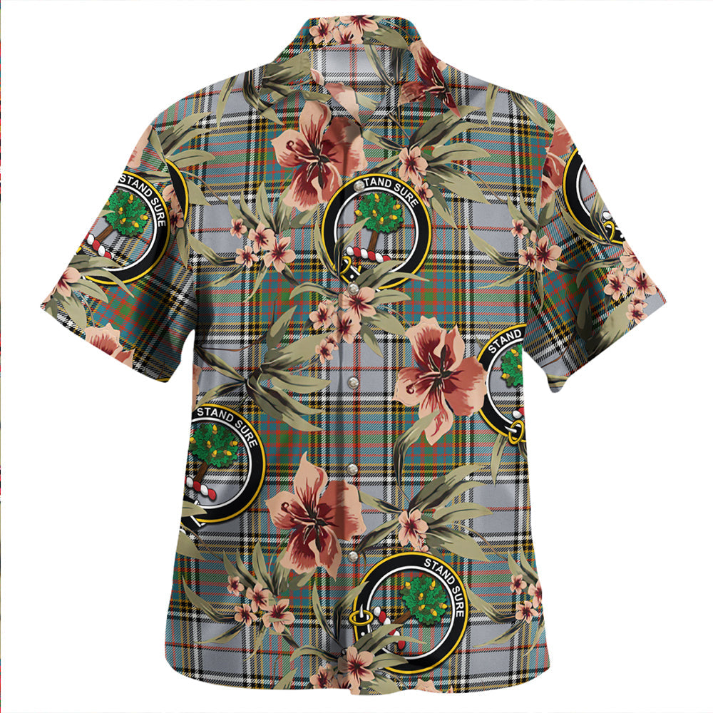 Scottish Tartan Anderson Ross Ancient Clan Hawaiian Shirt Tropical Old Style