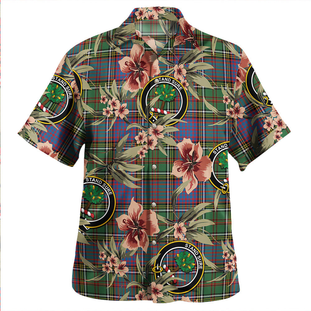 Scottish Tartan Anderson of Kinneddar Hunting Weathered Clan Hawaiian Shirt Tropical Old Style