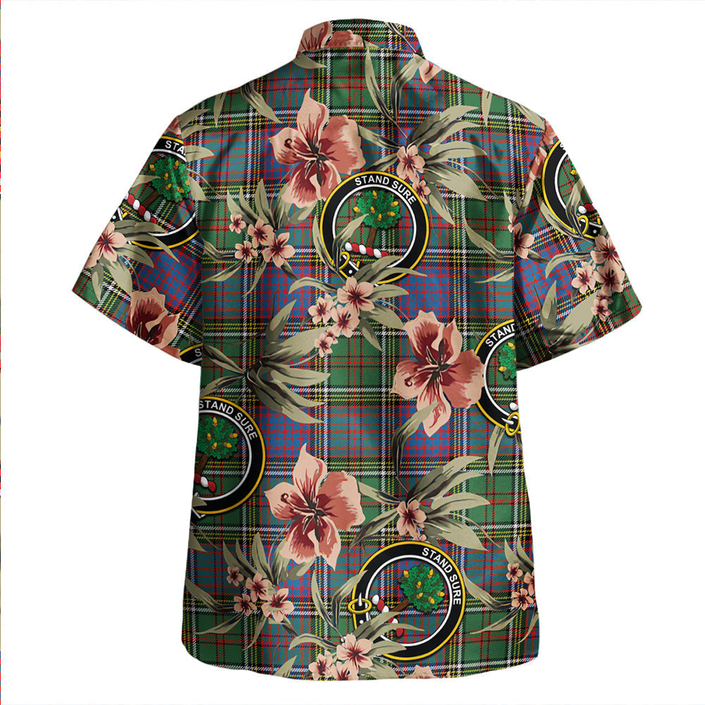 Scottish Tartan Anderson of Kinneddar Hunting Weathered Clan Hawaiian Shirt Tropical Old Style