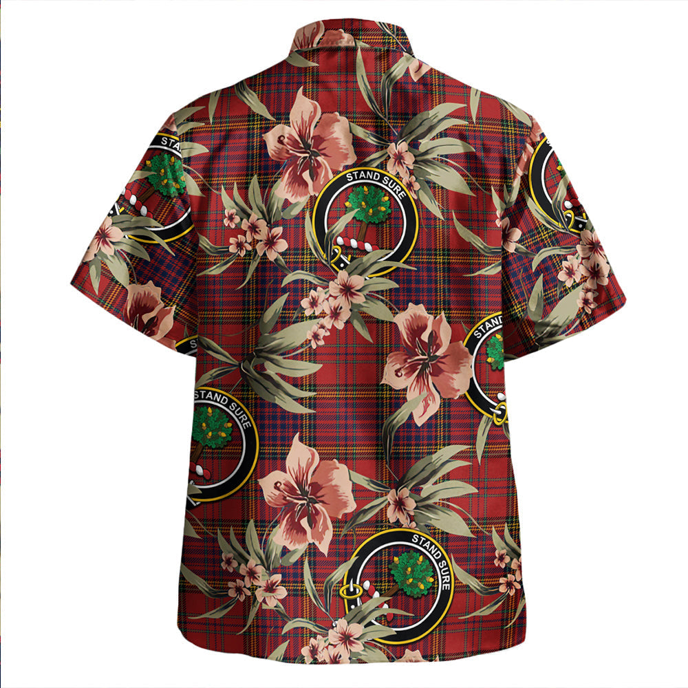 Scottish Tartan Anderson of Kinneddar Red Modern Clan Hawaiian Shirt Tropical Old Style