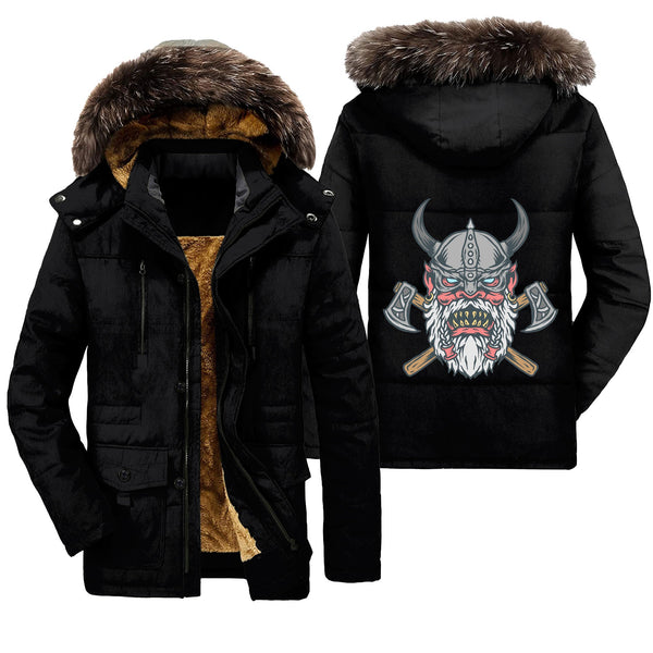 Viking Parka Jacket Angry Old