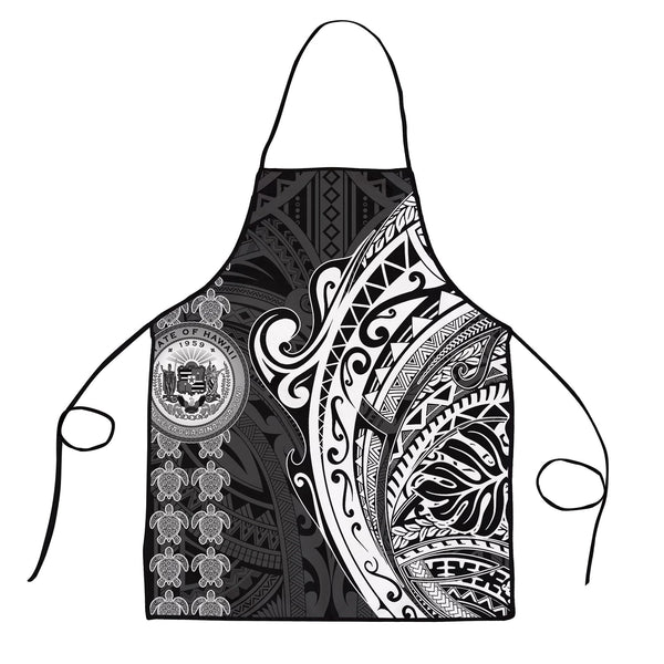 Hawaii Seal Polynesian Turtle Line Apron