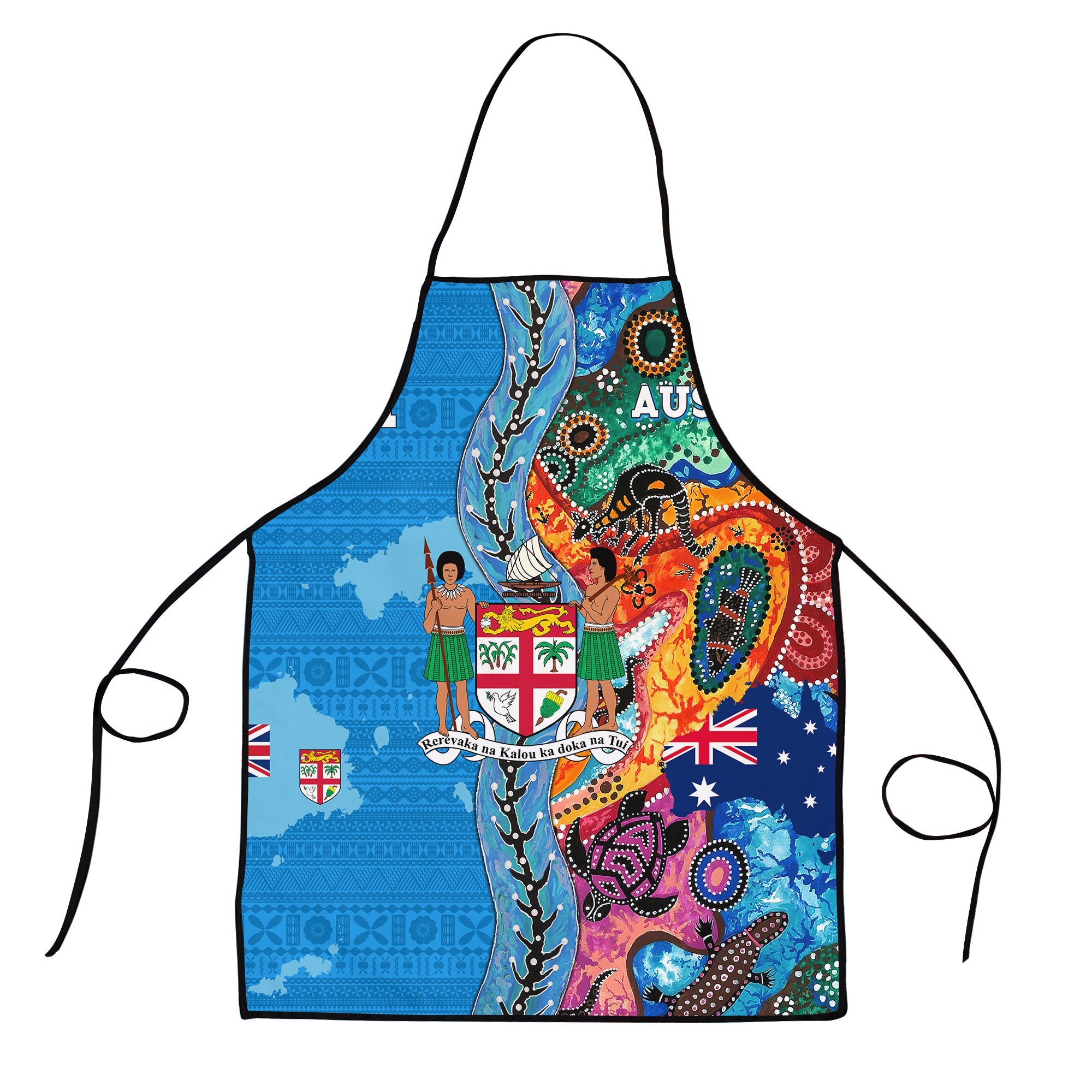 Fiji Tapa & Australia Aboriginal Apron