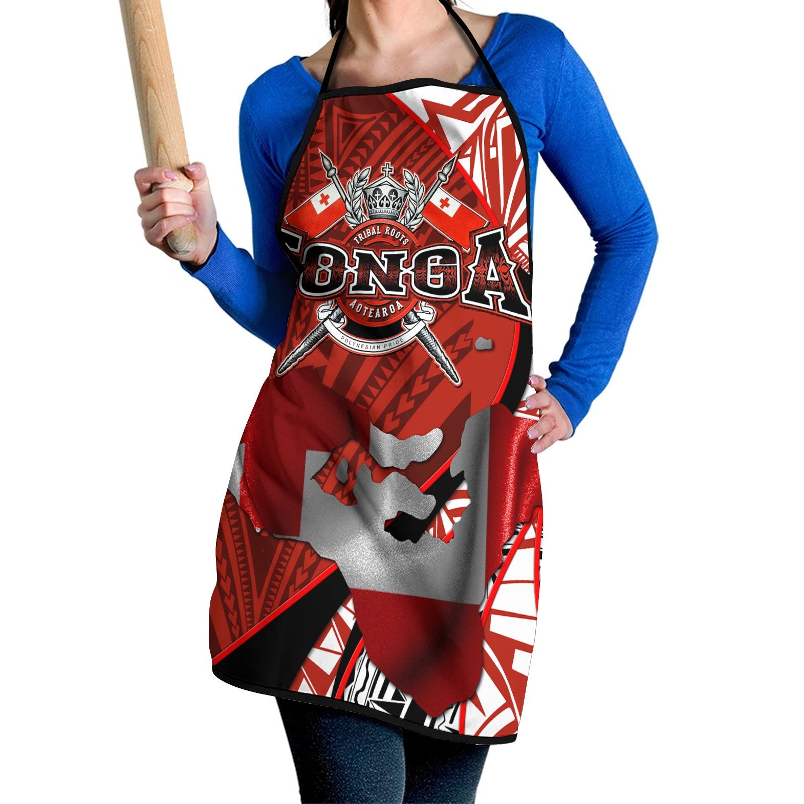 Tonga In My Heart Royal Coat Of Arms Apron