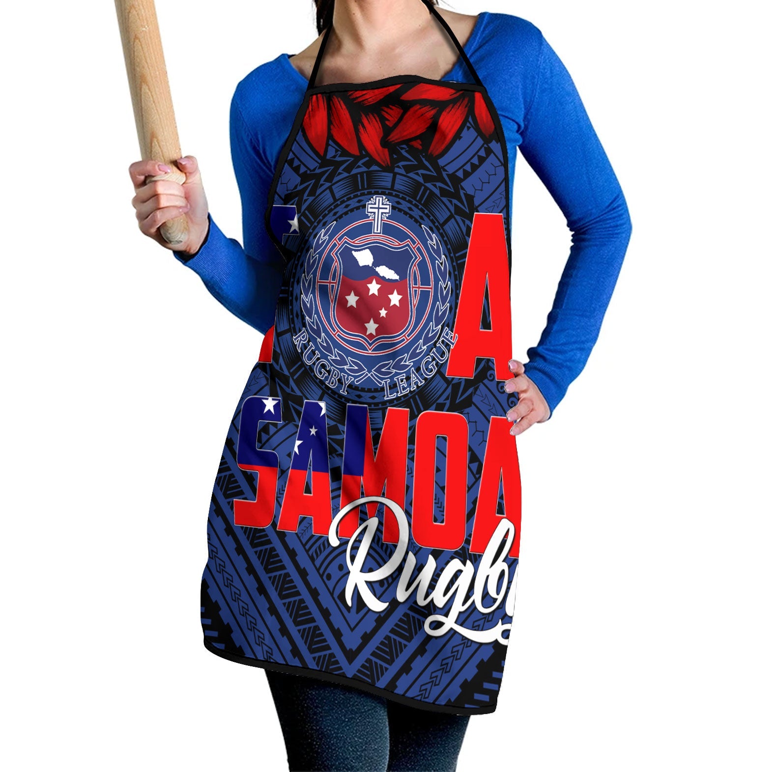 Polynesian Samoa Apron Toa Samoa Rugby Ula Fala Style