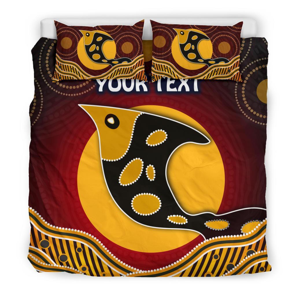 Personalised Bedding Set - Aboriginal Dot Patterns Fish
