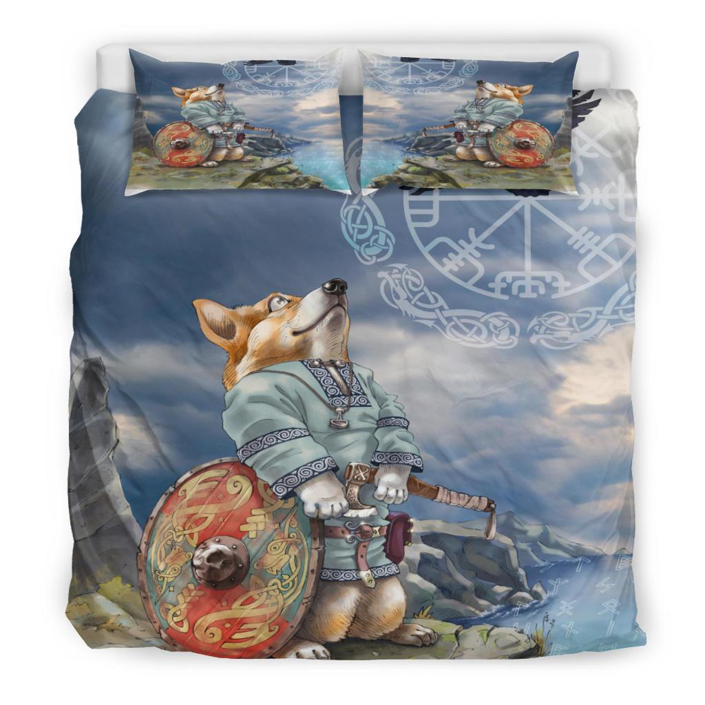 Viking Bedding Set Corgi