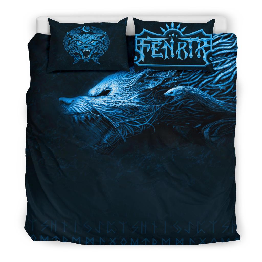 Viking Bedding Set Fenrir Wolf