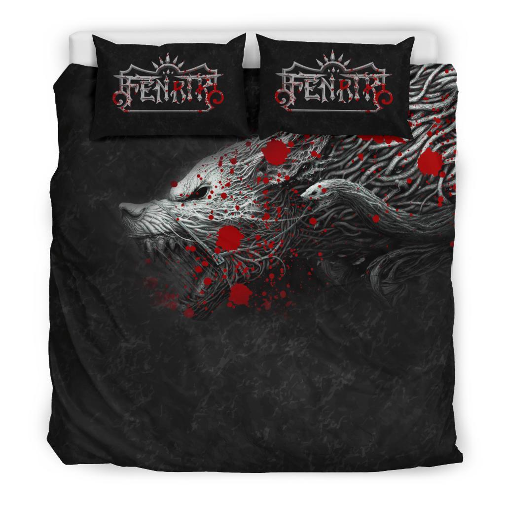 Viking Bedding Set Fenrir Blood