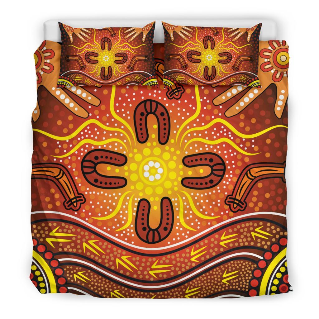 Aboriginal Bedding Set - Indigenous Patterns Ver10