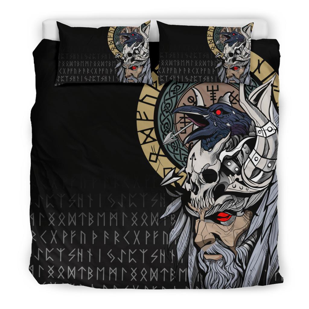 Viking Bedding Set Odin Raven