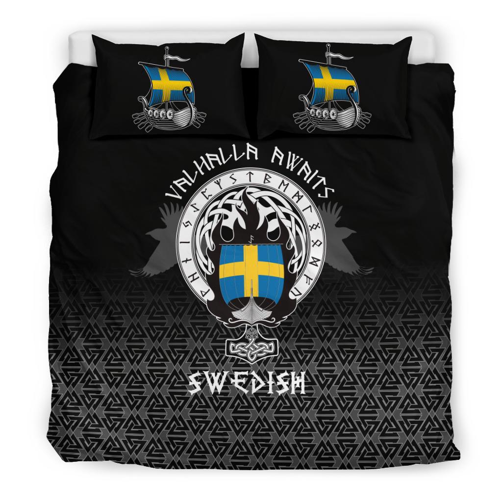 Viking Bedding Set Swedish Drakkar