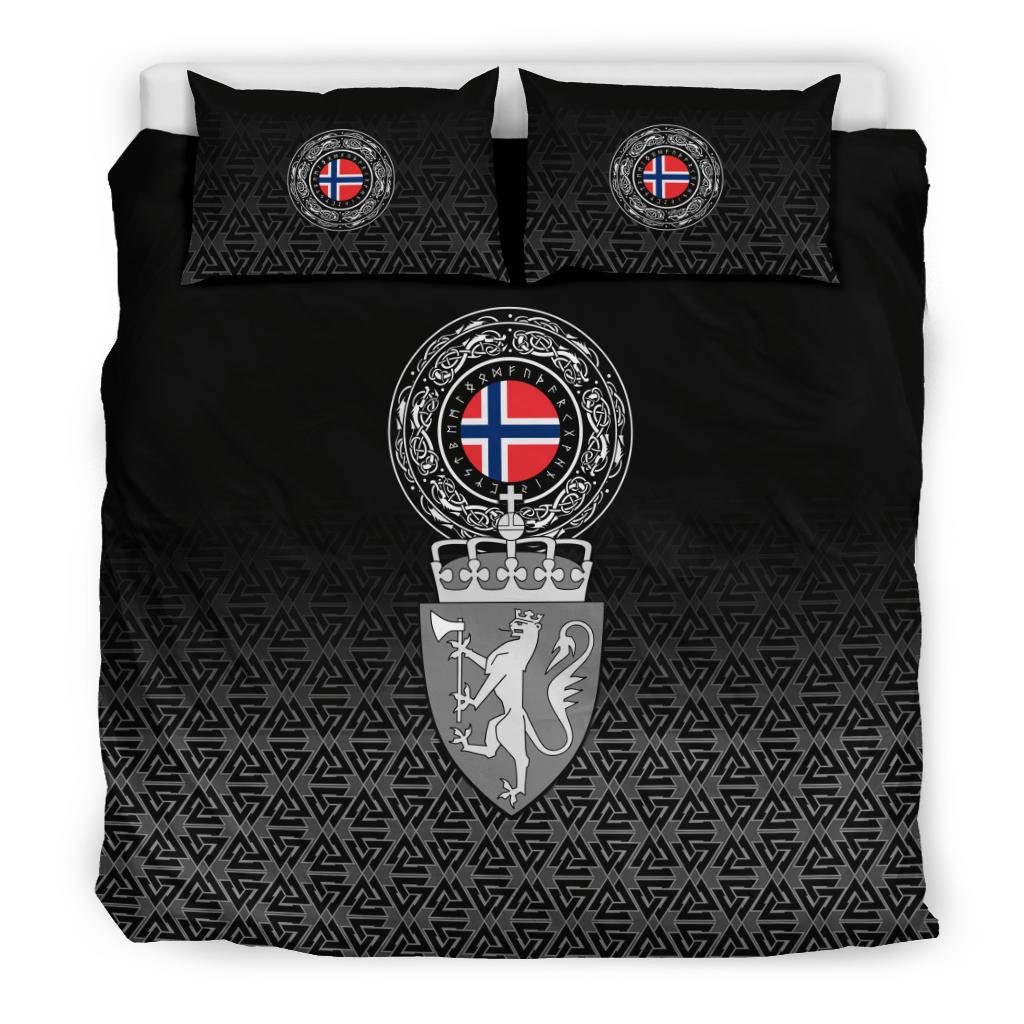 Viking Bedding Set Norway Coat Of Arms