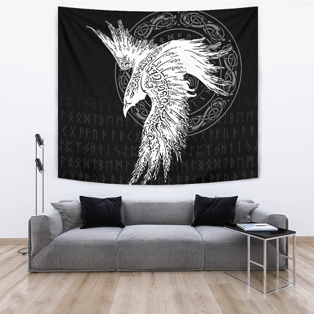 Viking Tapestry Mystical Raven Tattoo Special