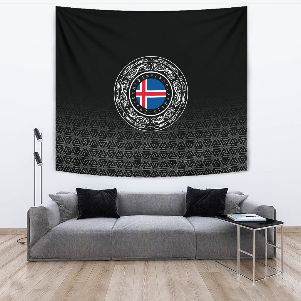 Viking Tapestry Iceland Coat Of Arms