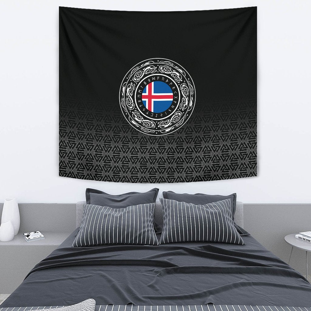 Viking Tapestry Iceland Coat Of Arms