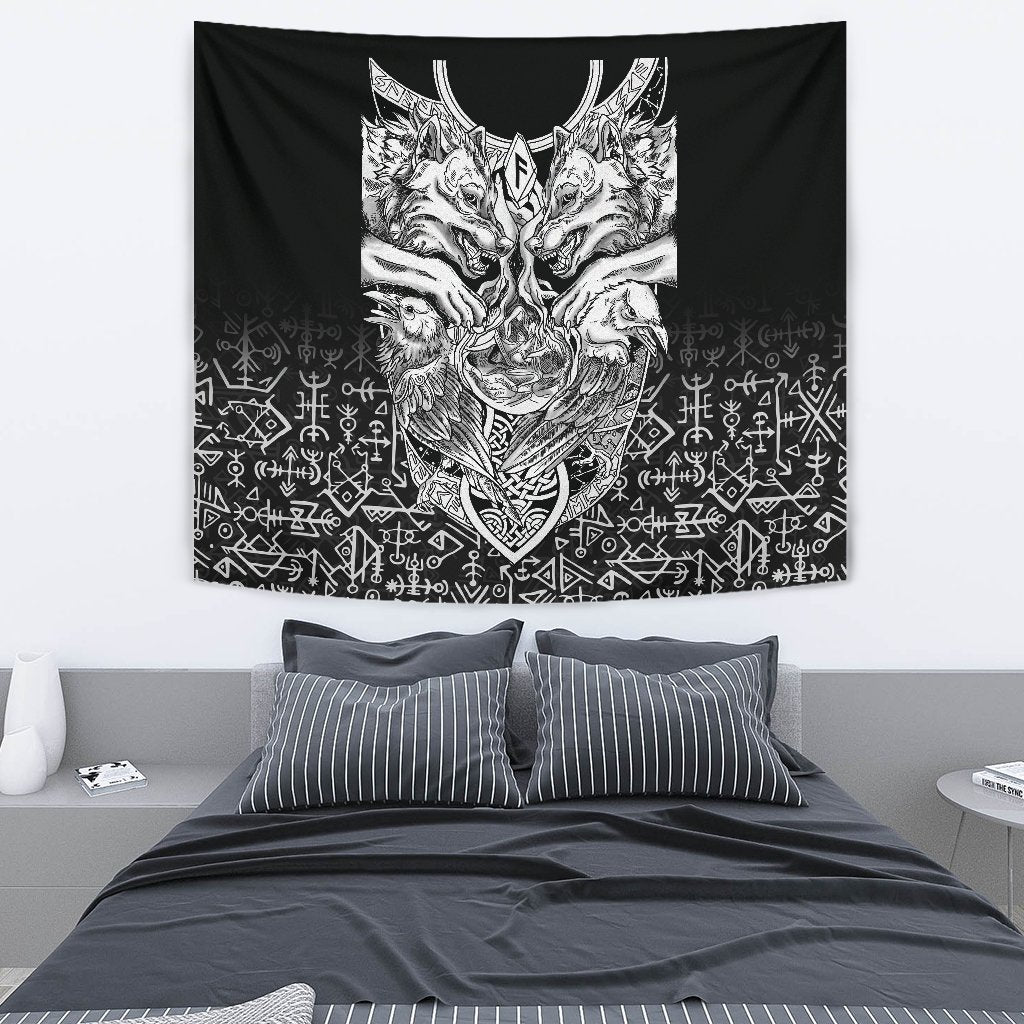 Viking Tapestry Wolf And Raven Special