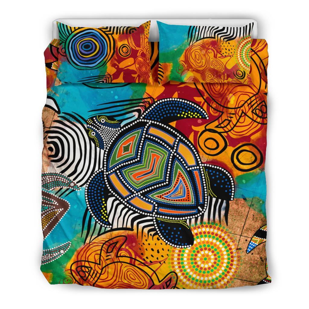 Aboriginal Bedding Set - Turtle Indigenous Art