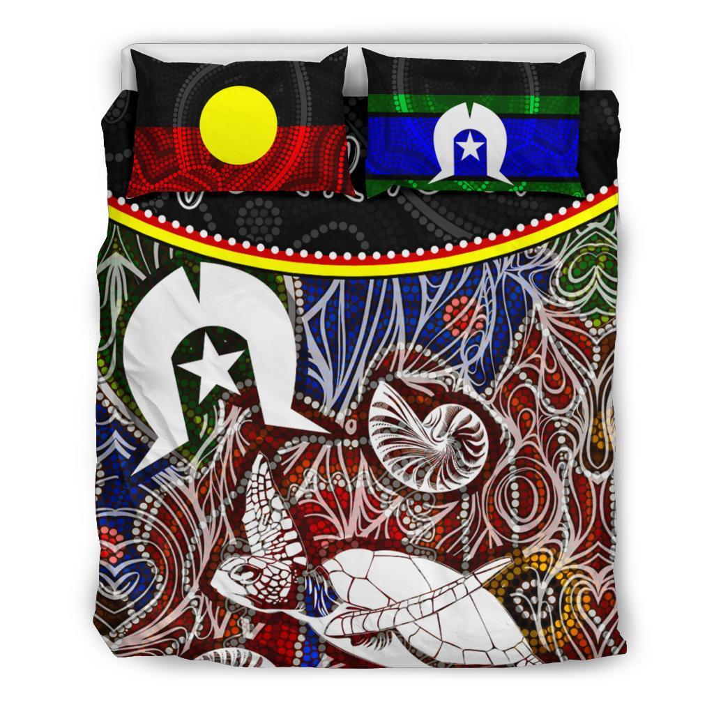 Personalised Bedding Set - Aboriginal Dot In Naidoc Week Style