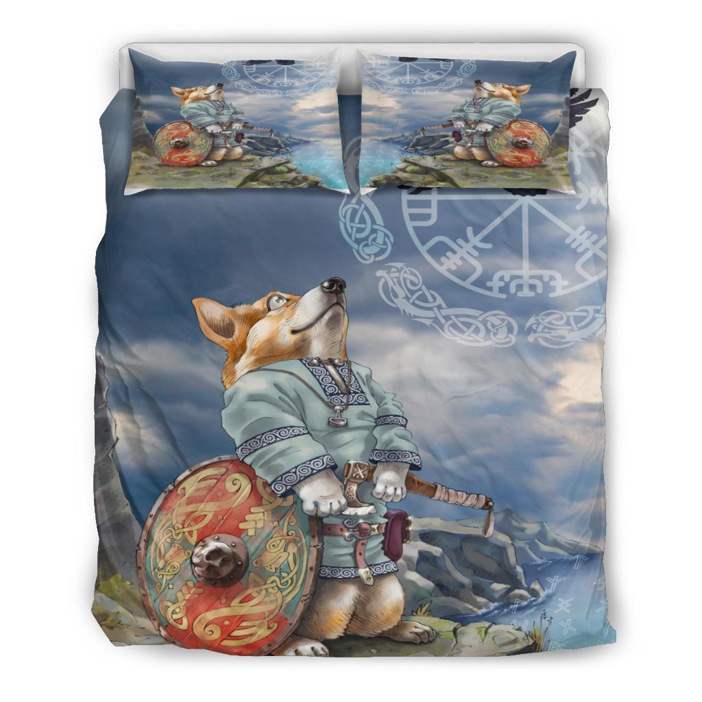 Viking Bedding Set Corgi