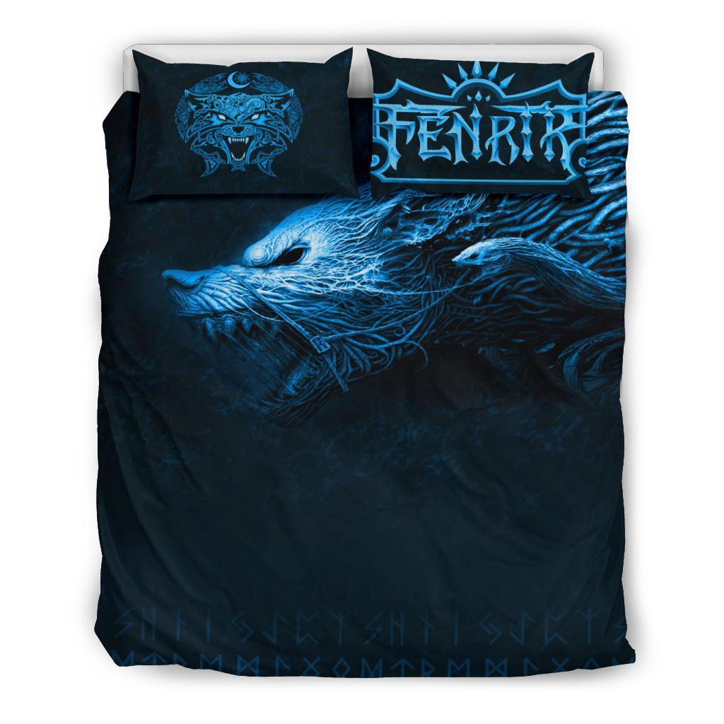 Viking Bedding Set Fenrir Wolf